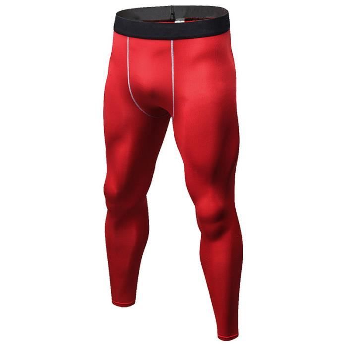 Pantalon de Compression Homme Legging Collant de Sport Séchage Rapide Stretch Respirant