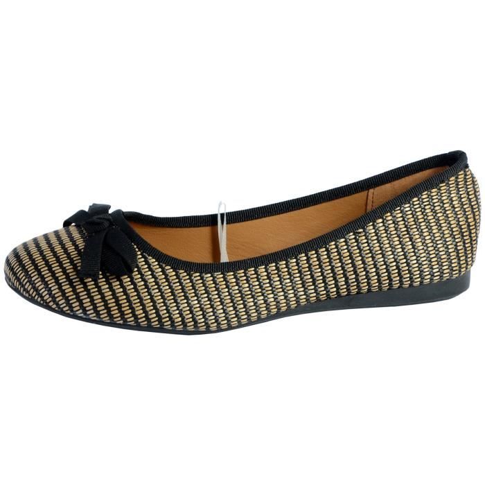 Ballerines The Divine Factory The Divine Factory Noir Beige Noir Beige Femme