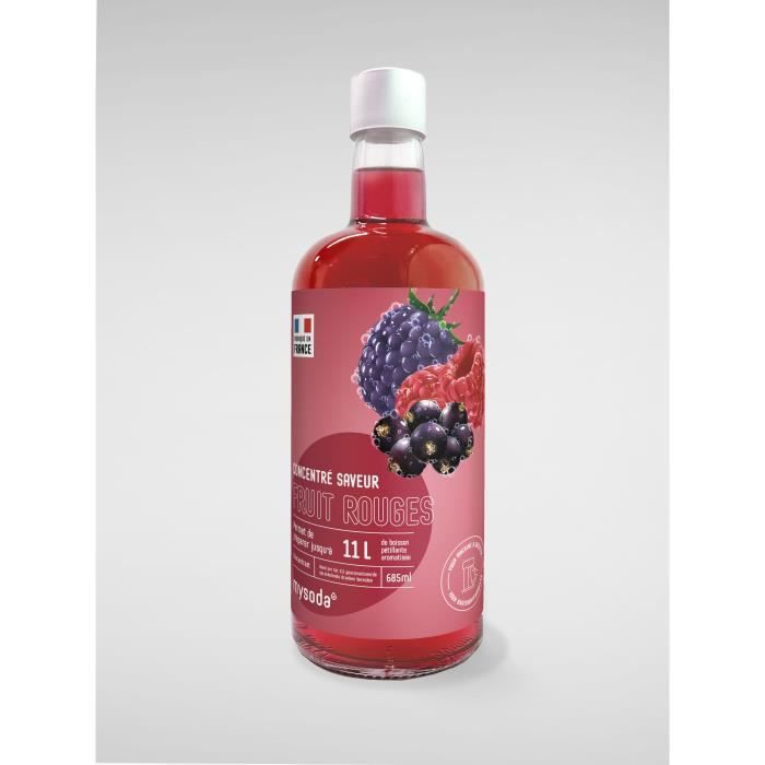MYSODA - Concentré saveur Fruit Rouge 685ml