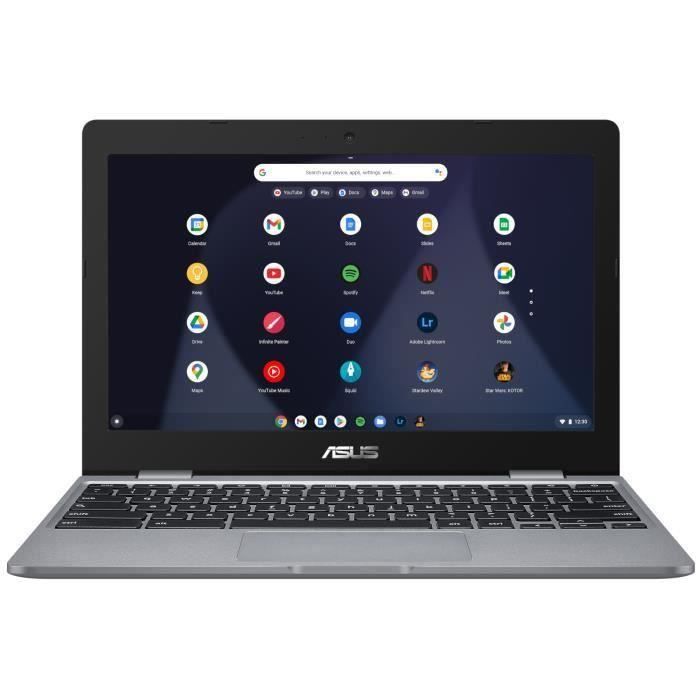 Ordinateur Portable Chromebook ASUS C223NA-GJ0010 - 11,6- HD - Intel Celeron N3350 - RAM 4Go - Stockage 32Go - Chrome OS - AZERTY