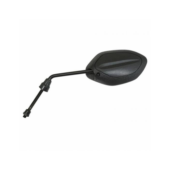 Retroviseur scoot p2r oval noir gauche diam 8mm (bloquable)