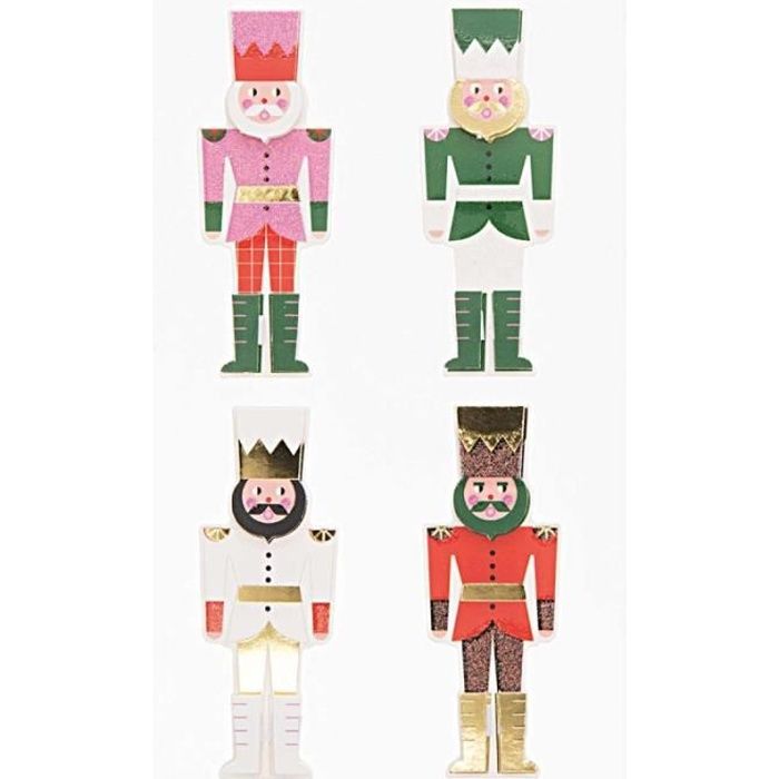 Stickers 3D Noël - Casse-noisettes - 4 pcs