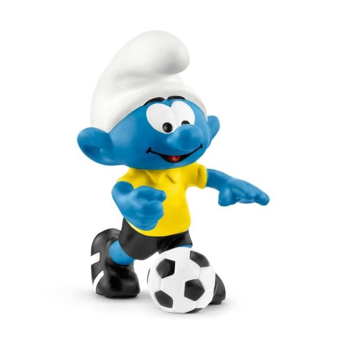 SCHLEICH - Figurine Schtroumpf footballeur avec ballon