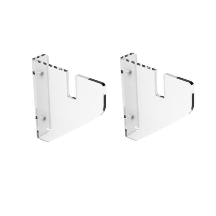 1 pc Rack De Stockage Acrylique Transparent Fixation Murale Skate Stand Planche À SKATEBOARD - SHORTBOARD - LONGBOARD - PACK