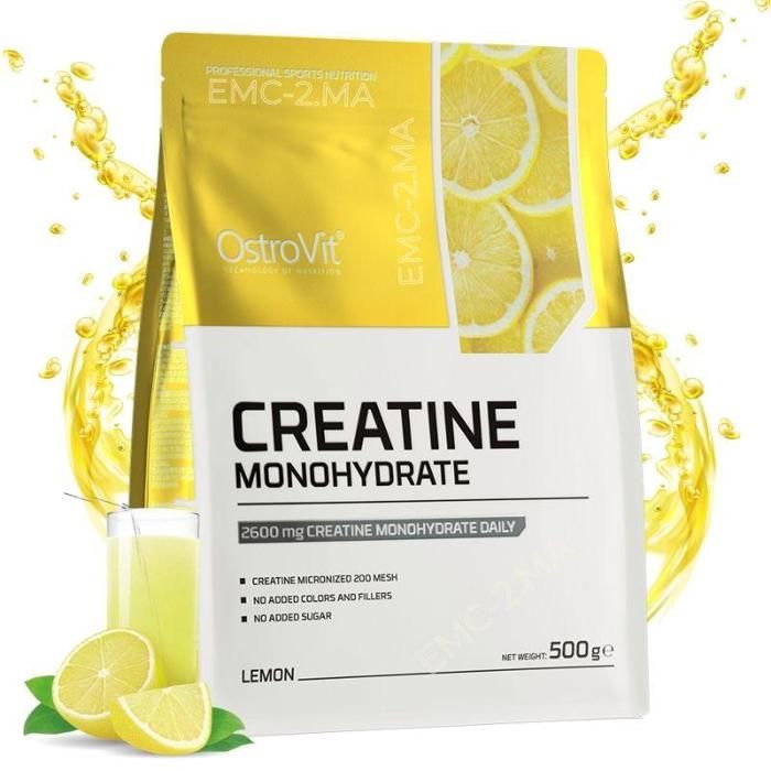 Créatine Monohydrate Vitaler's Sport 5000 Mg - Saveur Citron - 500 G - Pompe Musculaire