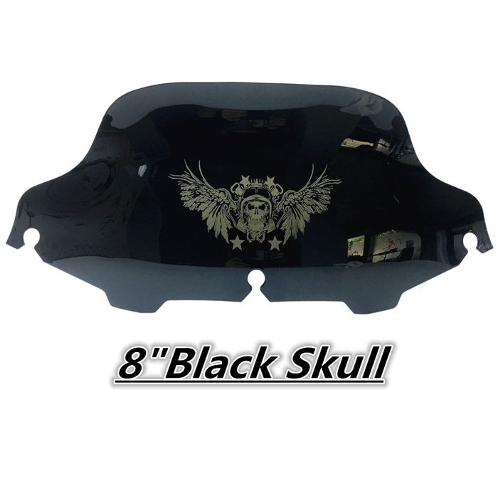 Carénage De Pare-brise De Moto, Déflecteurs De Vent Pour Harley Touring Street Electra Glide~p139172209