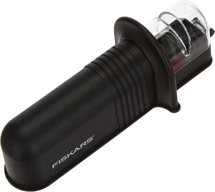 MasterClass Smart Sharp Sharpener Dual de Couteaux avec 2 couteaux pour aiguiser et affûter les couteaux de Acier inoxydable et céramique, rouge Bon marché, prix et offres