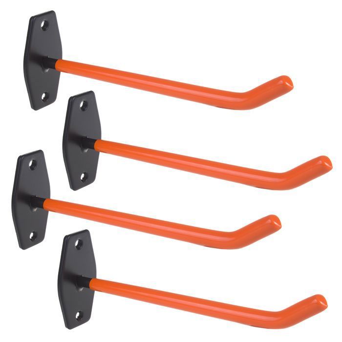 Maclean - 4 pièces supports muraux / Fixation murale - montage mural - Support pour pneus - charge max. 60 kg/1 support MC-437