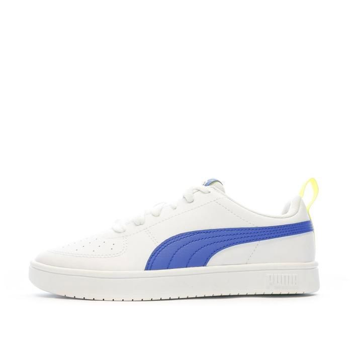 Puma Baskets Blanches/Bleu Femme Puma Rickie