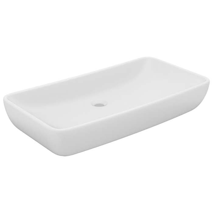 EMKE Lavabo Rectangulaire En Céramique 450x320x110 Mm, Vasque