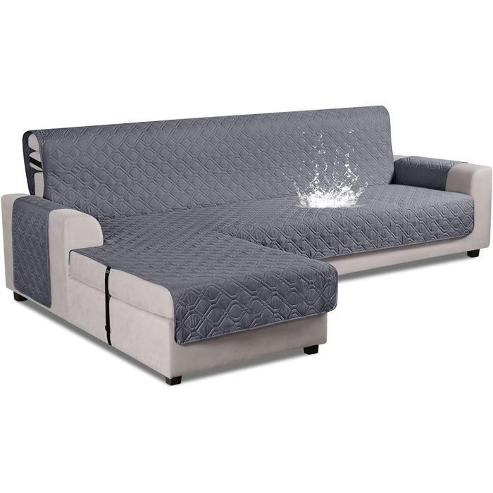 Housse de canapé dangle - QELUS - Canapé dangle (L) - 200cm - 100% imperméable - Réversible