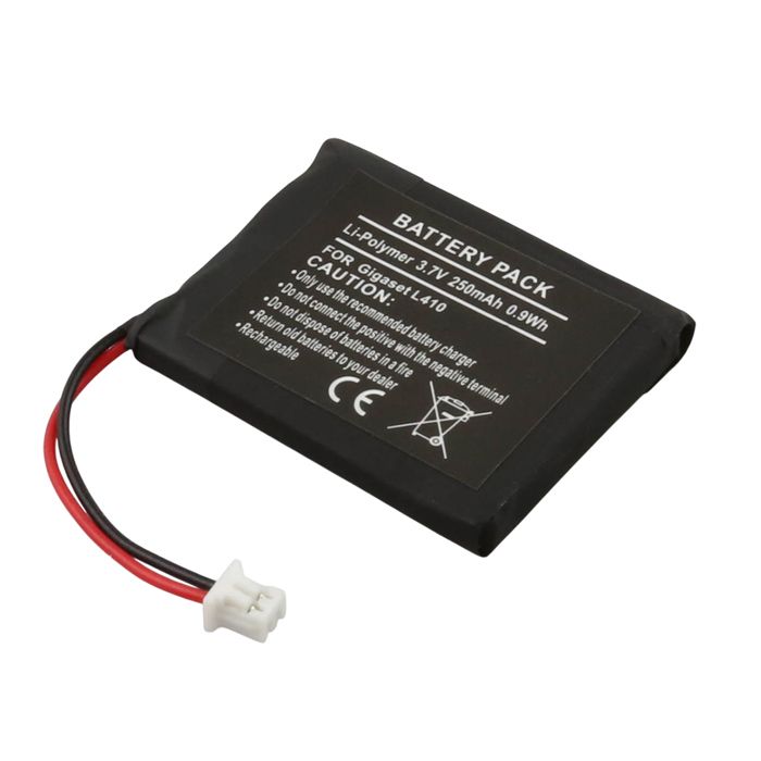 Avizar Batterie de Remplacement pour Gigaset L410 Li Polymer 3 7V 850mAh 250mAh 0 9Wh - vue 2