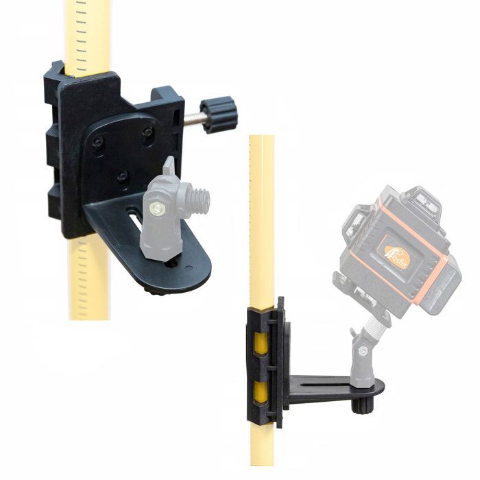 Support pour Niveau Laser 5/8 – Fixation Stable sur Perche ou Trépied Compatible Rosfix Hilda Pracmanu