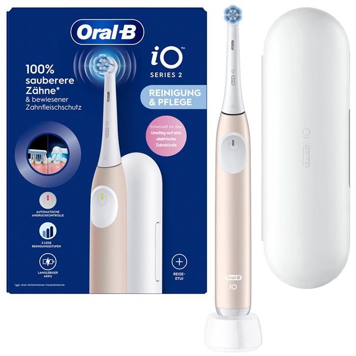 Brosse à dents électrique Oral B iO Series 2 Calm Technologie iO Étui de voyage - vue 1
