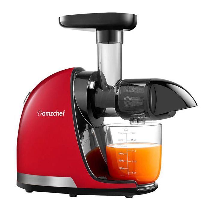 Centrifugeuse de cuisine Amzchef Extracteur de jus lent 1501-RD - Amzchef