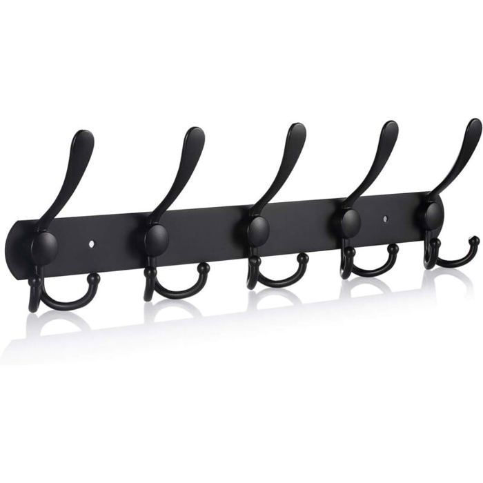 SHEENO 4 PCS Patères Murales 3 Hooks Acier Inoxydable - Porte Manteaux Salle De Bain