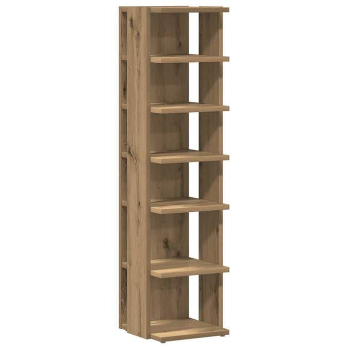 “Winter SaleTOP Meuble à chaussures Brun - Armoire à chaussures chêne artisanal bois dingénierie PRO21508