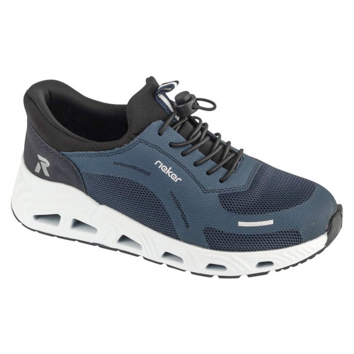 Rieker Baskets Femme - Bleu marine - Rieker Sneakers N5204