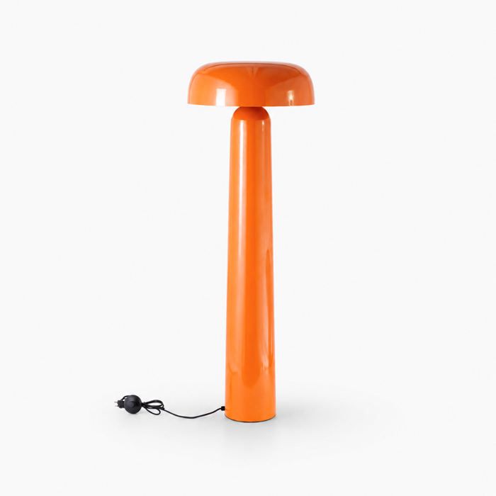 Lampadaire en métal orange - Livia - Maison Pavane