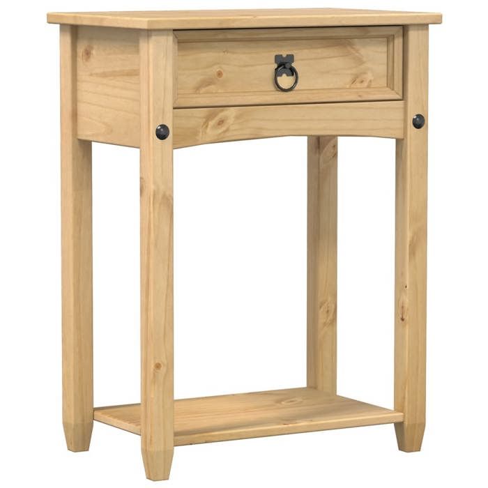 NEW Bout de Canapé MEUBLE dEntrée - UU - Table console - Corona 55x35x73 cm bois de pin massif FR_26215