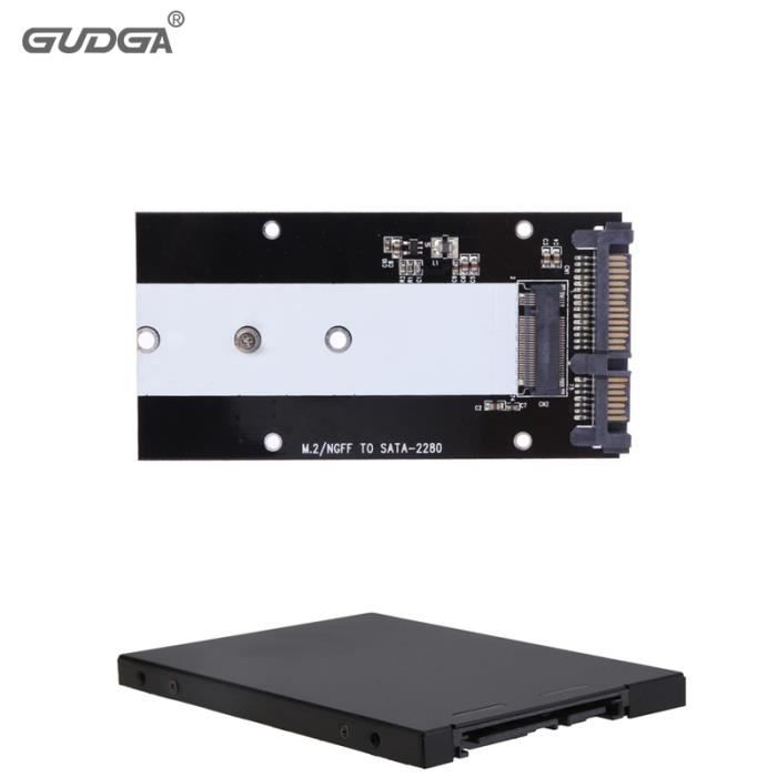 Carte Adaptateur SSD 2230/2242 M.2 NGFF Vers MSATA - Convertisseur Disque Dur Avec Fixation