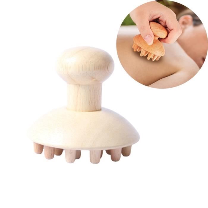 Rouleau En Bois D'Acupression Pour Les Pieds - 6 Pouces - Multi Couleur - Soulage Les Douleurs