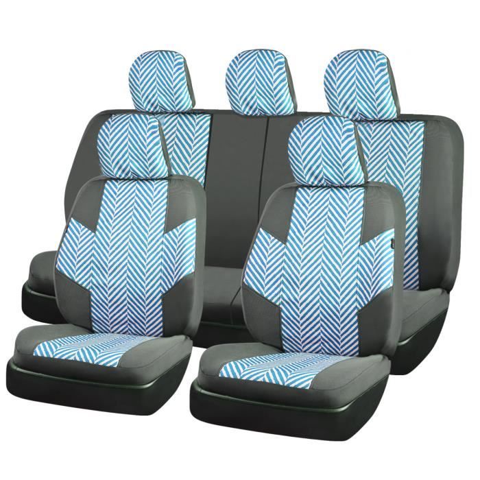 Vert et gris Housses de protection sièges voiture
