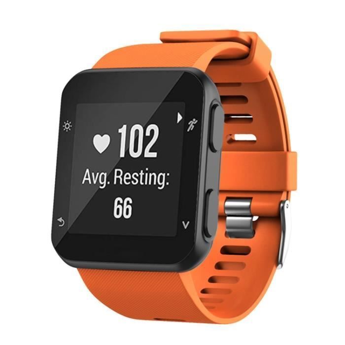 Bracelet de rechange en silicone pour montre Garmin Forerunner 35