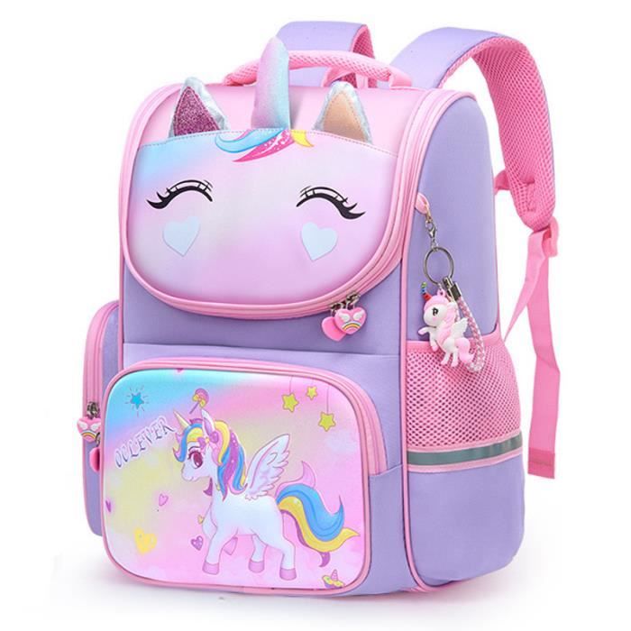 Amythe Sac à Dos Enfant Maternelle Cartable Fille Primaire Léger Imperméable 6-10 Ans