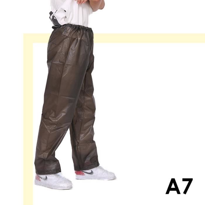 Pantalon de Pluie Imperméable Portable et Non Jetable pour Enfant