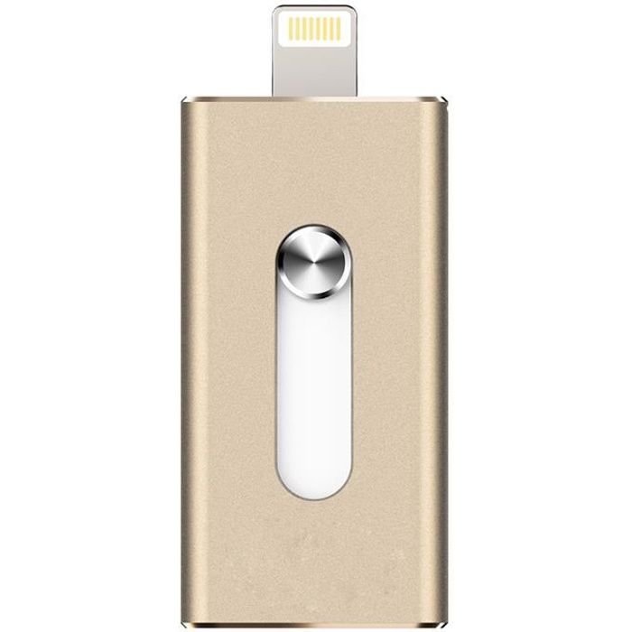 Clé USB métal pour iPad / iPhone 32 Go,or - Cdiscount Informatique