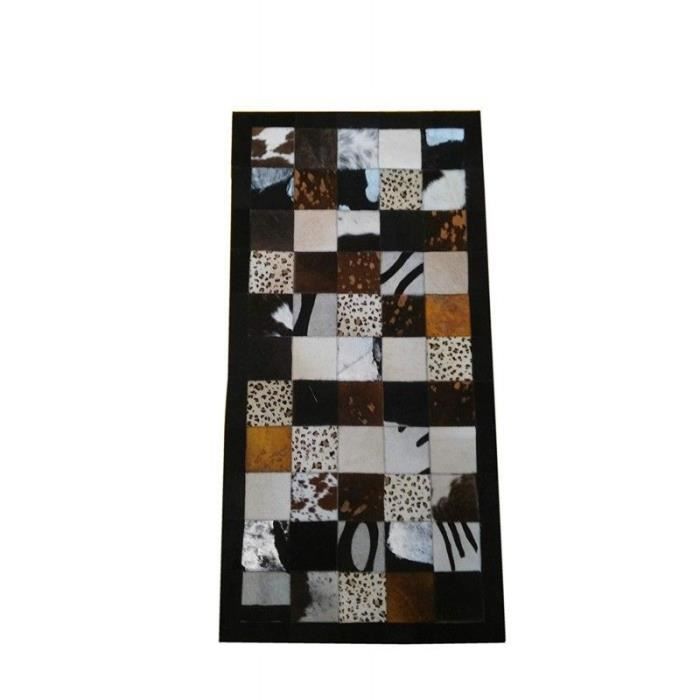 Tapis patchwork peau de vache - Achat / Vente pas cher