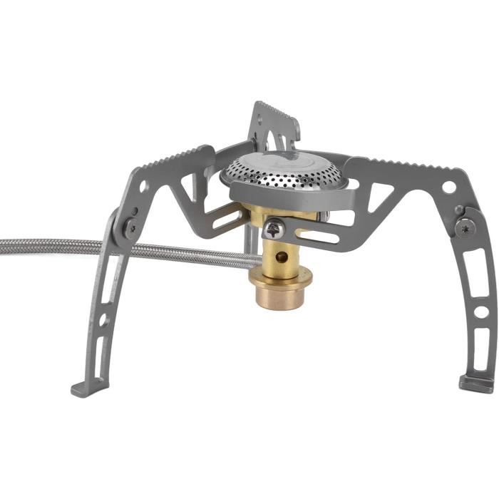 Mini Réchaud De Camping En Titane 3000T - Ultra-léger 26g, Brûleur à Gaz Portable