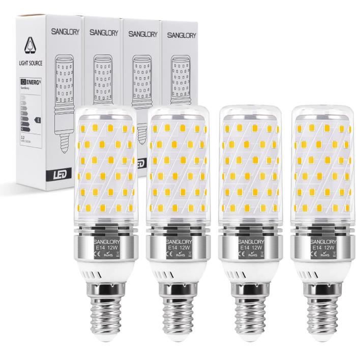 Ampoule Led E14, 8W Ampoule Maïs Led Équivalent 100W Lampe