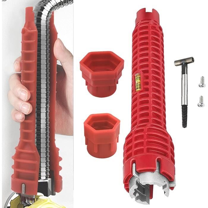 Kit De 9 Clés à Robinet SUPAWAY - Douilles 8-17mm Pour Plomberie Et Réparation Évier