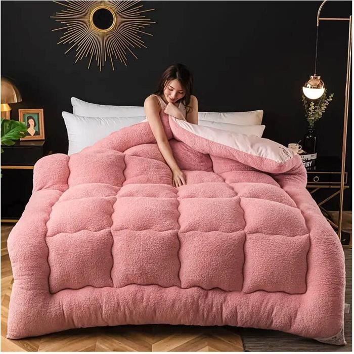 NXSP Couette En Velours De Laine D'agneau En Coton, Épaisse