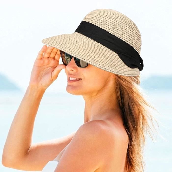 Chapeau de paille Femme Panama Accessoires Plage Mode Summer 2020