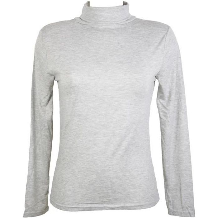 sous pull col roulé femme pas cher