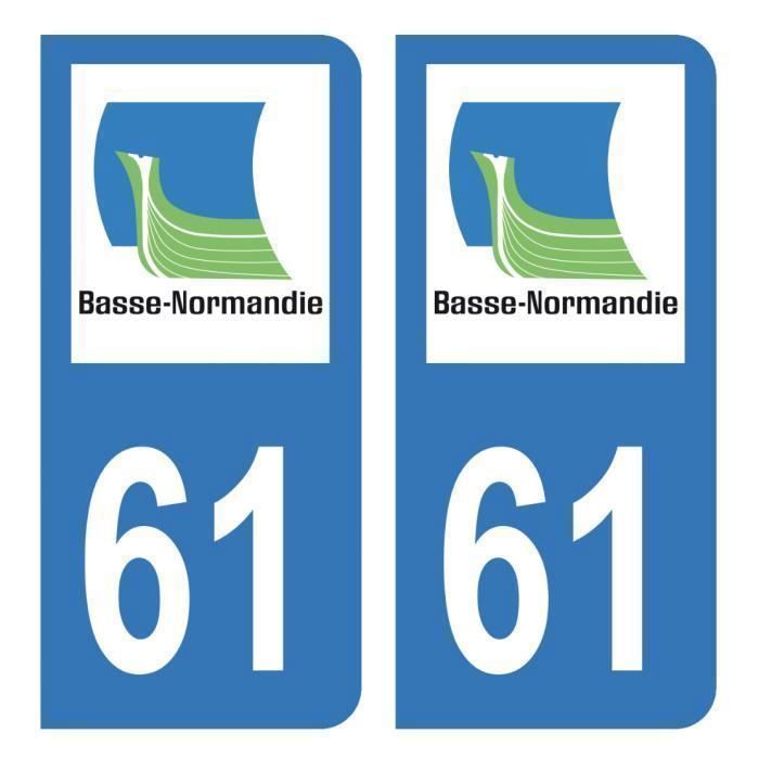 HADEXIA Pack 2 Paires Autocollants Premium Plaques Immatriculation Portugal - Numéro Département Personnalisé FPF