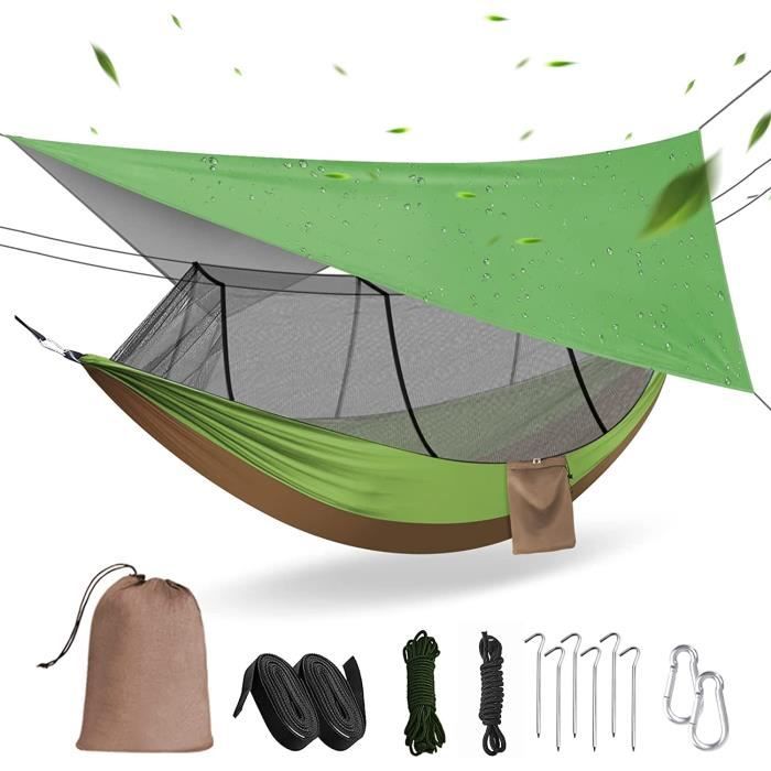 Bâche Hamac Imperméable - Idéale camping, jardin, randonnée - Avec