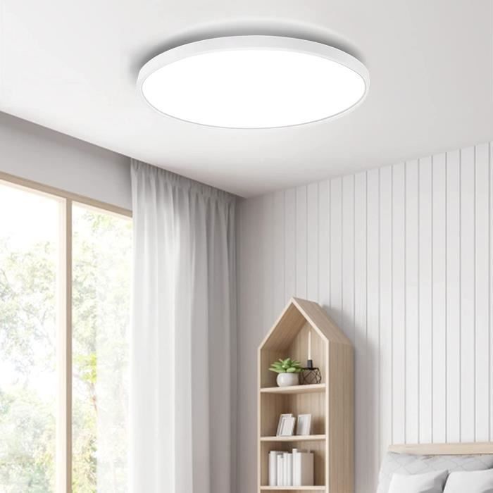 Plafonnier LED Design Moderne - 16W à 72W - Blanc Froid Ou Chaud - Pour Salon, Chambre, Cuisine, Salle De Bain