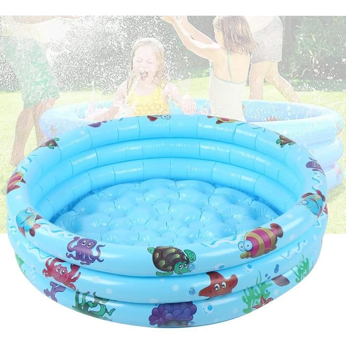 Piscine Gonflable Piscine De Bebe Sure Bleue Ronde Epaissie Par Ete Pour Prendre Le Bain 90cm 61 Cdiscount Jeux Jouets