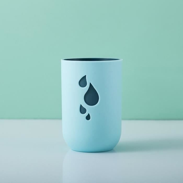 Bleu)Gobelet De Lavage De Salle De Bain, Gobelets De Brosse à Dents En
