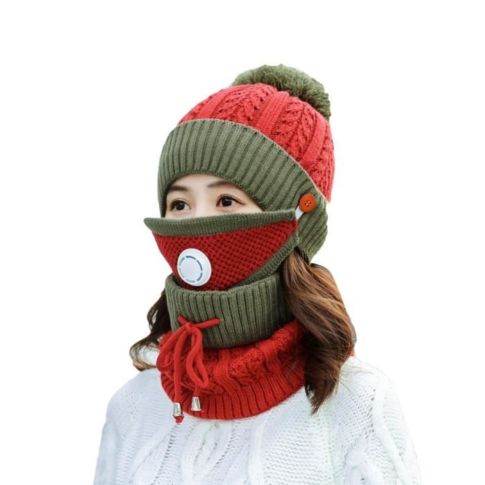 bonnet et echarpe femme