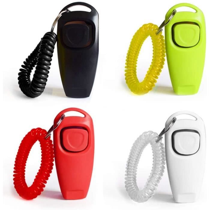 Clicker de dressage - Chien - 4 Pièces - Durable - Léger - Ergonomique