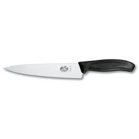 VICTORINOX Couteau à découper & éminceur 19cm noir