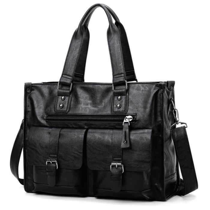 Sac à Main En Cuir Véritable Pour Homme - Pochette De Poignet Élégante Et Pratique Avec Multiples Compartiments