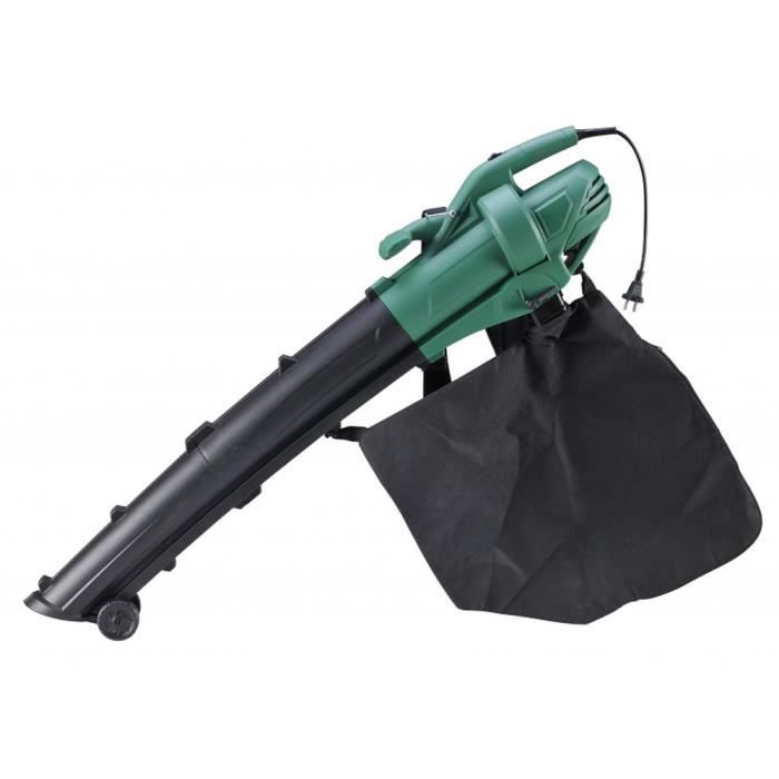 Souffleur aspirateur 3000 W broyeur à feuilles avec sac Eolo