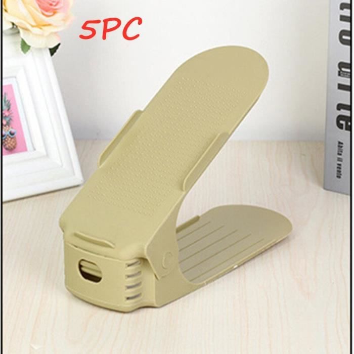 Organisateur de fentes pour chaussures Empileur de chaussures réglable Organisateur de fentes pour chaussures Empileur de chaussures réglable