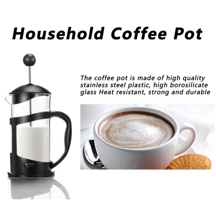 pour FêTe de Famille CafetièRe Italienne Premium Moka Pot 304 Premium avec PoignéE Anti-BrûLure et Filtre éPaissi 4//6 Tasse